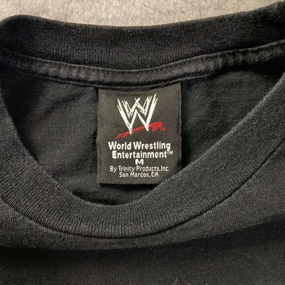 Vintage WWE Rey Mysterio Lucha Libre Luchadore Mask Size M T-shirt 2004 Trinity - Picture 6 of 9